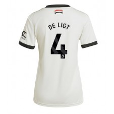 Manchester United Matthijs de Ligt #4 Tredje Tröja Dam 2024-25 Korta ärmar